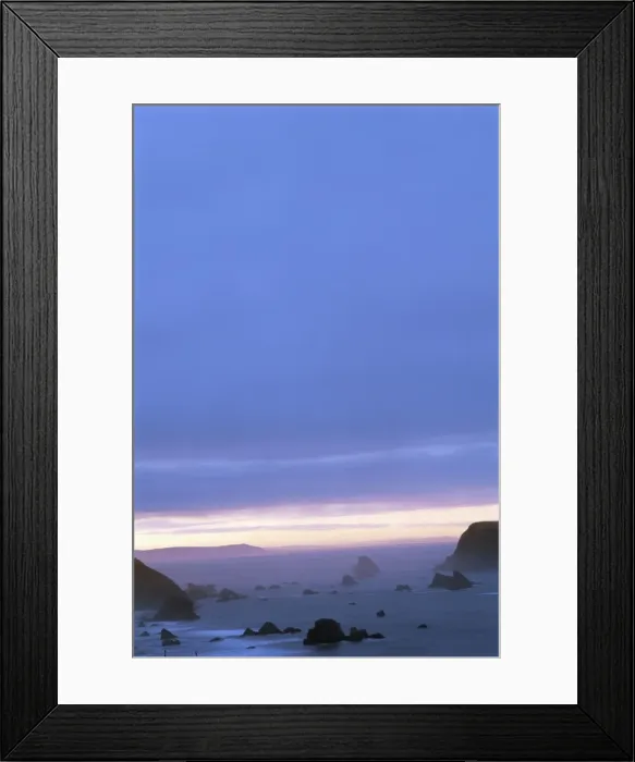 Framed Print : View from Highway 101 to Brookings Framed Print : View from Highway 101 to Brookings