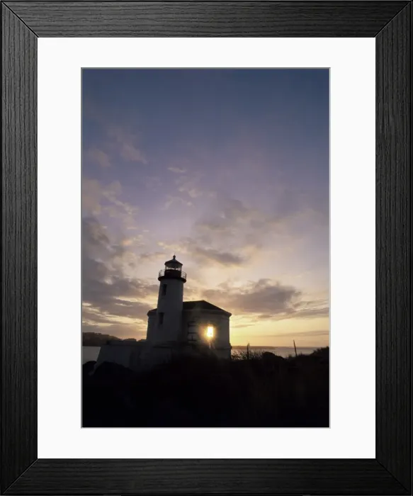 Framed Print : Coquille River lighthouse Framed Print : Coquille River lighthouse