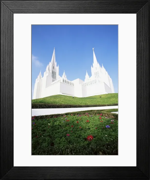 Framed Print : Mormon Temple Framed Print : Mormon Temple