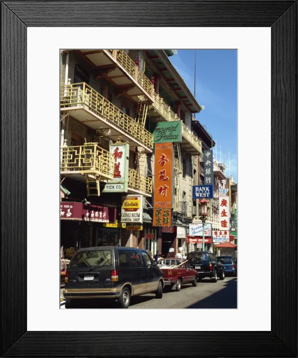Framed Print : Chinatown, San Francisco Framed Print : Chinatown, San Francisco