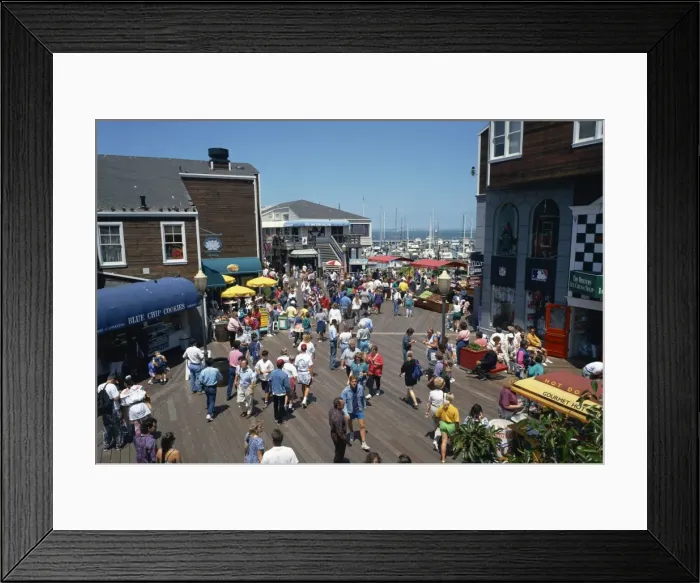 Framed Print : Pier 39, Fishermans Wharf Area Framed Print : Pier 39, Fishermans Wharf Area