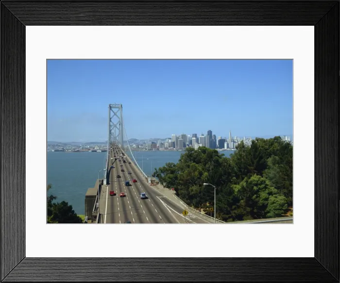 Framed Print : Bay Bridge Framed Print : Bay Bridge