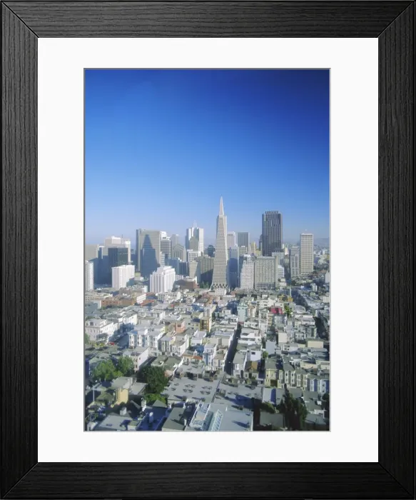 Framed Print : View over San Francisco