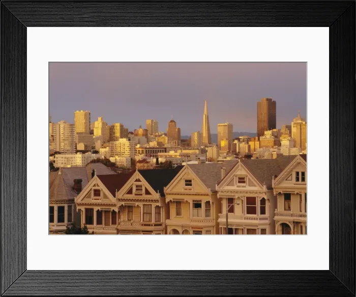 Framed Print : The Painted Ladies Framed Print : The Painted Ladies