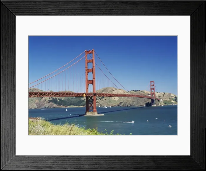 Framed Print : The Golden Gate Bridge Framed Print : The Golden Gate Bridge