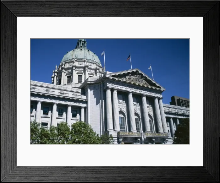 Framed Print : City Hall at the Civic Center