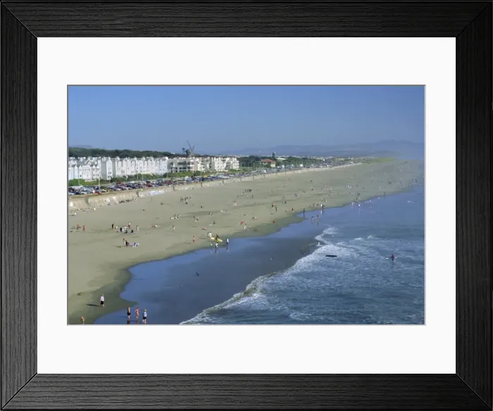Framed Print : Ocean Beach Framed Print : Ocean Beach