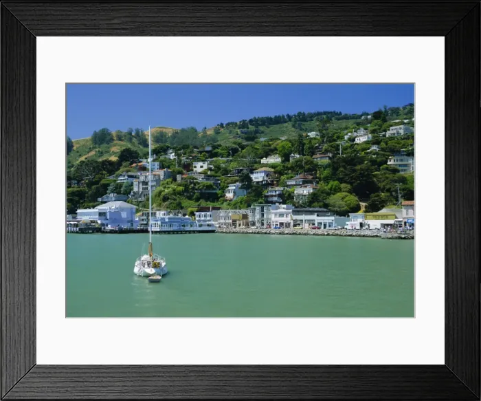 Framed Print : View of Sausalito on the San Francisco Bay Framed Print : View of Sausalito on the San Francisco Bay