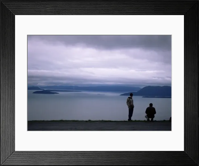 Framed Print : View from Chuckanut Drive on the mainland Framed Print : View from Chuckanut Drive on the mainland