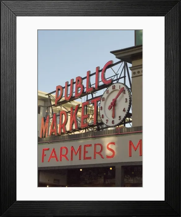Framed Print : Pikes Market