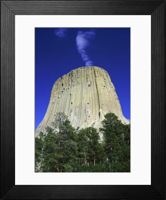 Framed Print : Devils Tower, South Dakota, United States of America (U Framed Print : Devils Tower, South Dakota, United States of America (U