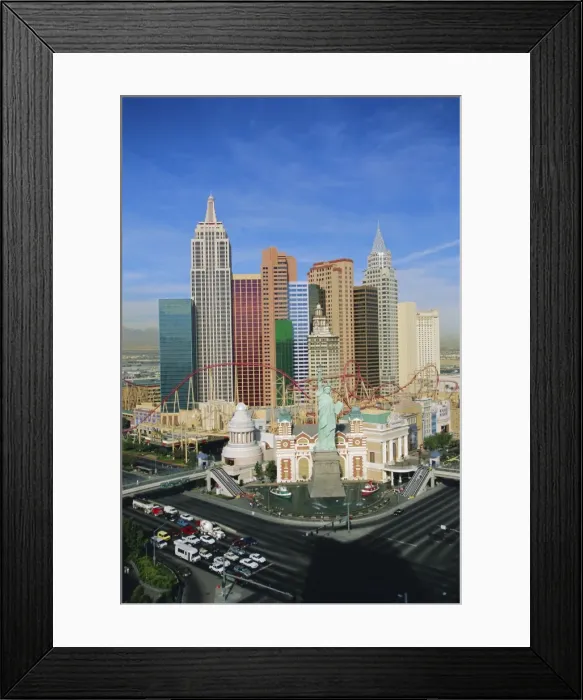 Framed Print : New York, New York Hotel and Casino Framed Print : New York, New York Hotel and Casino