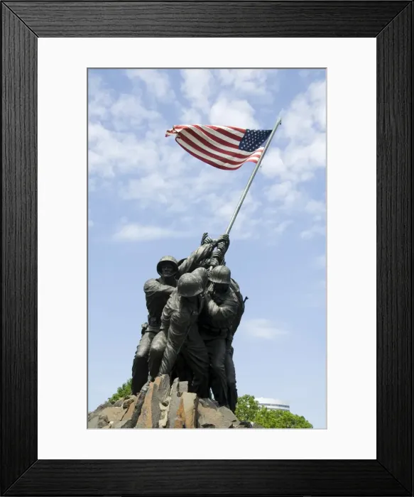 Framed Print : Iwo Jima Memorial Framed Print : Iwo Jima Memorial