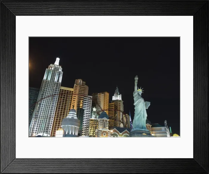 Framed Print : _TUW7948. New York New York Hotel, The Strip Framed Print : _TUW7948. New York New York Hotel, The Strip