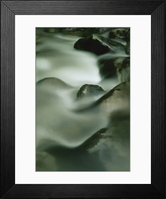 Framed Print : Close-up of water over rocks