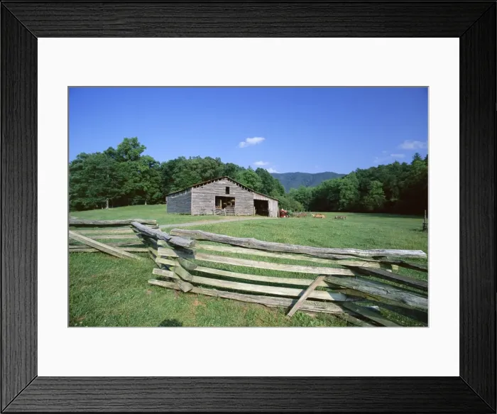 Framed Print : Farmstead in the old pioneer community at Cades Cove Framed Print : Farmstead in the old pioneer community at Cades Cove