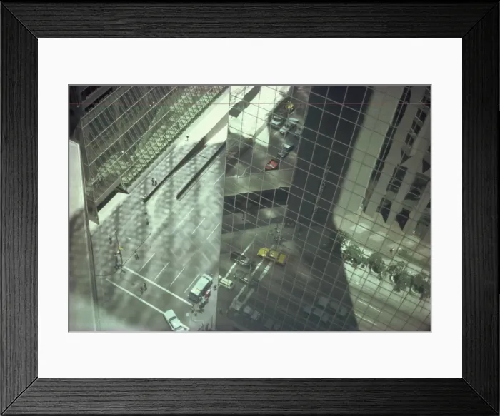 Framed Print : Skyscraper reflection Framed Print : Skyscraper reflection
