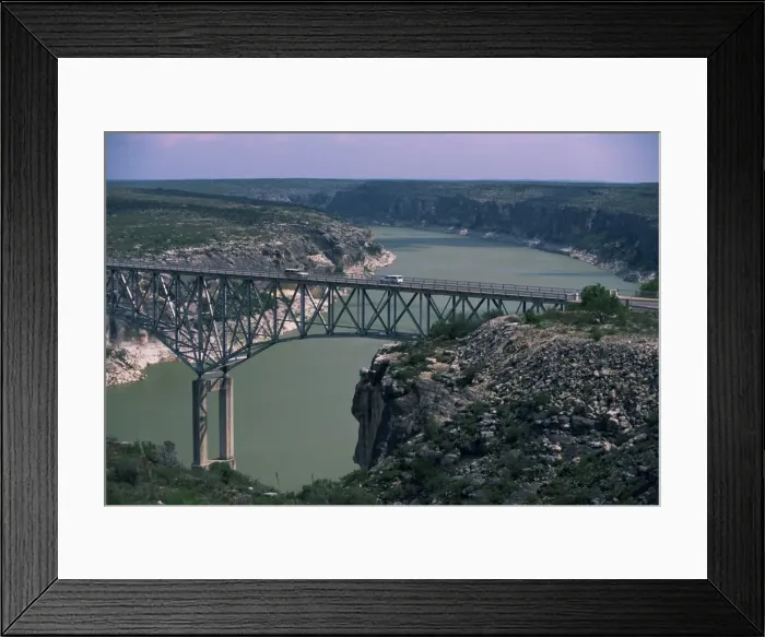 Framed Print : Highway 40 Bridge over Pecos River Framed Print : Highway 40 Bridge over Pecos River