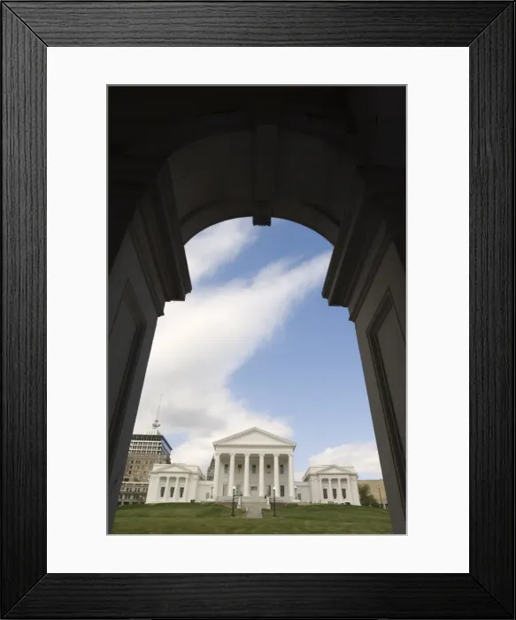 Framed Print : mcs0118. Virginia State Capitol, Richmond, Virginia