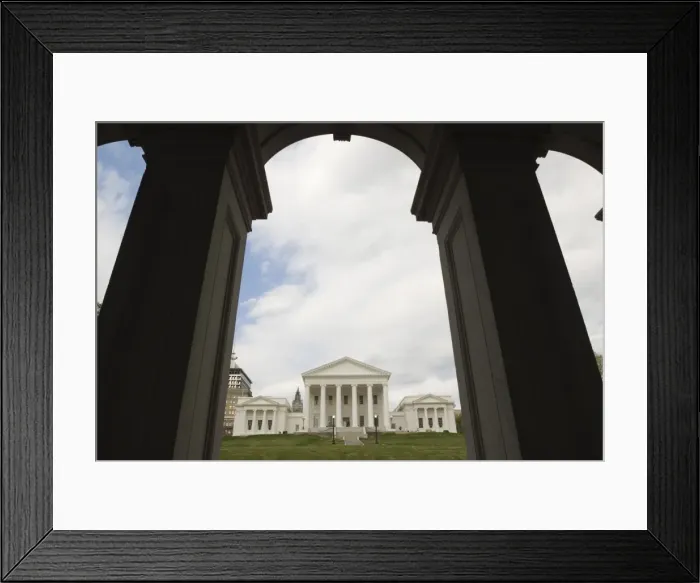 Framed Print : mcs0119. Virginia State Capitol, Richmond, Virginia