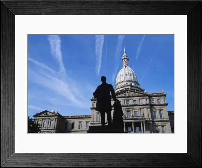 Framed Print : Michigan State Capitol Framed Print : Michigan State Capitol