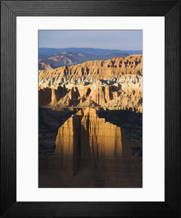 Framed Print : Sunset in Cathedral Valley Framed Print : Sunset in Cathedral Valley