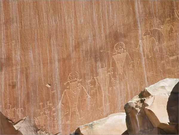 Petroglyph Rock Art in Capitol Reef National Park