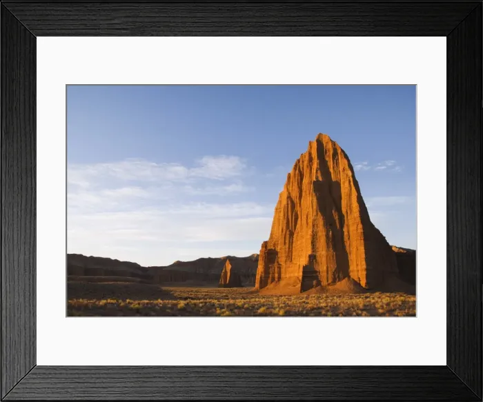 Framed Print : Sunrise at the Temple of the Sun and smaller Temple Framed Print : Sunrise at the Temple of the Sun and smaller Temple