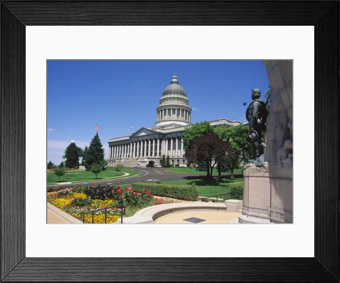 Framed Print : Utah State Capitol
