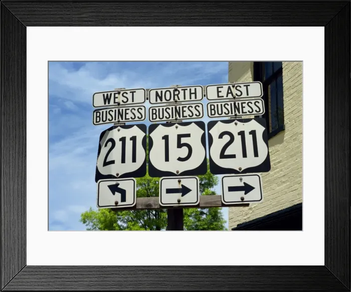 Framed Print : Road signs Framed Print : Road signs
