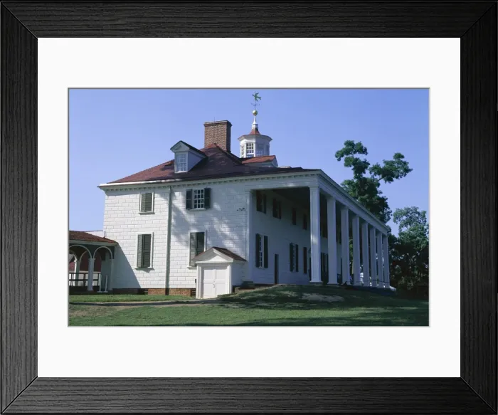 Framed Print : Mount Vernon, Virginia, United States of America (U Framed Print : Mount Vernon, Virginia, United States of America (U