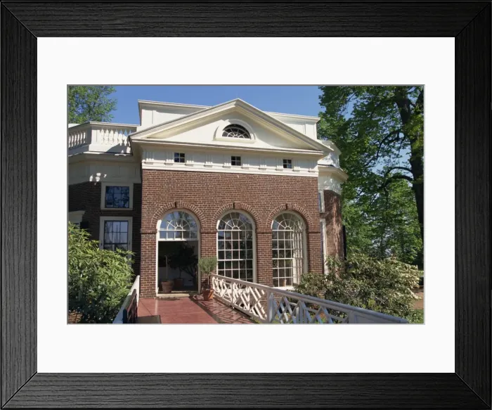 Framed Print : Exterior of Monticello Framed Print : Exterior of Monticello