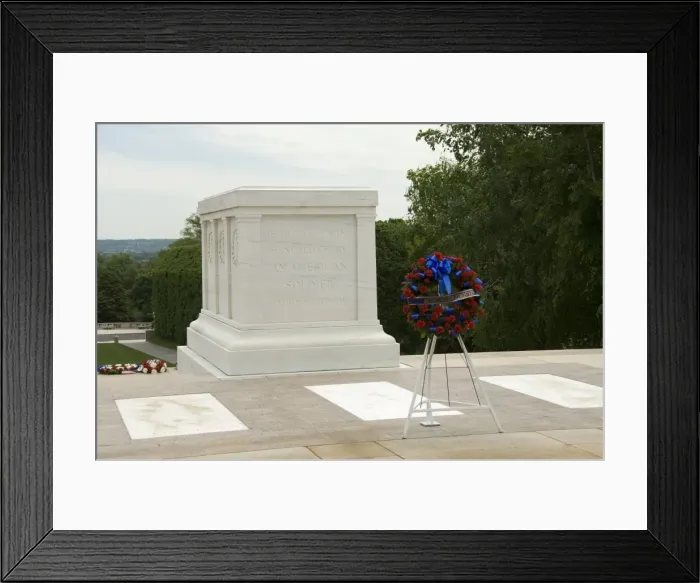 Framed Print : Wreath laying ceremony at the Tomb of the Unknown Soldier Framed Print : Wreath laying ceremony at the Tomb of the Unknown Soldier