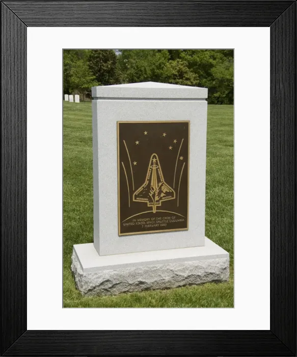 Framed Print : Memorial to the crew of the Space Shuttle Columbia Framed Print : Memorial to the crew of the Space Shuttle Columbia