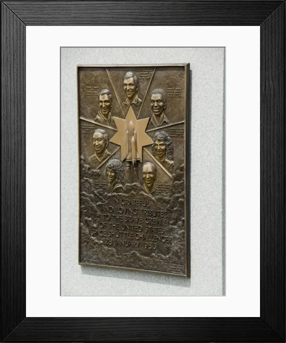 Framed Print : Memorial to the crew of the Space Shuttle Challenger Framed Print : Memorial to the crew of the Space Shuttle Challenger