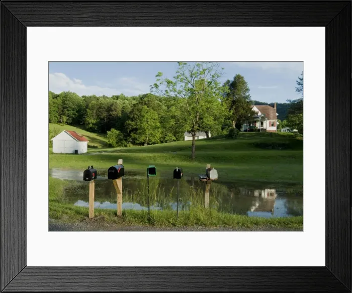Framed Print : Rural postboxes Framed Print : Rural postboxes
