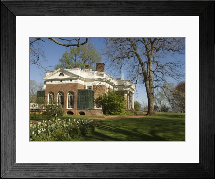 Framed Print : mcs0129. Thomas Jeffersons Monticello, UNESCO World Heritage Site Framed Print : mcs0129. Thomas Jeffersons Monticello, UNESCO World Heritage Site