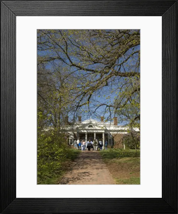 Framed Print : mcs0135. Thomas Jeffersons Monticello, UNESCO World Heritage Site Framed Print : mcs0135. Thomas Jeffersons Monticello, UNESCO World Heritage Site