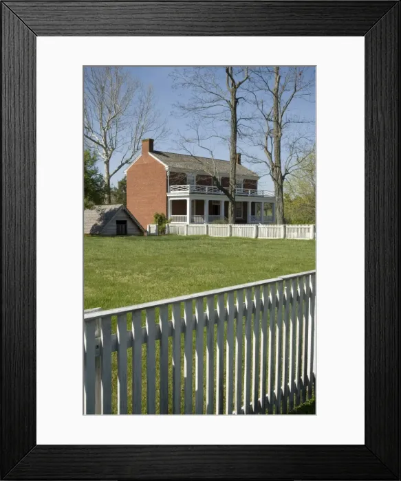 Framed Print : mcs0147. McLean House, Appomattox Courthouse, Virginia Framed Print : mcs0147. McLean House, Appomattox Courthouse, Virginia