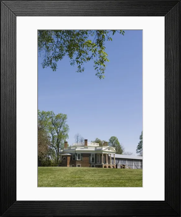 Framed Print : mcs0155. Thomas Jeffersons Poplar Forest, Virginia Framed Print : mcs0155. Thomas Jeffersons Poplar Forest, Virginia