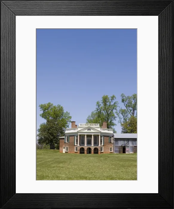 Framed Print : mcs0156. Thomas Jeffersons Poplar Forest, Virginia Framed Print : mcs0156. Thomas Jeffersons Poplar Forest, Virginia