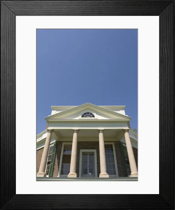 Framed Print : mcs0158. Thomas Jeffersons Poplar Forest, Virginia Framed Print : mcs0158. Thomas Jeffersons Poplar Forest, Virginia