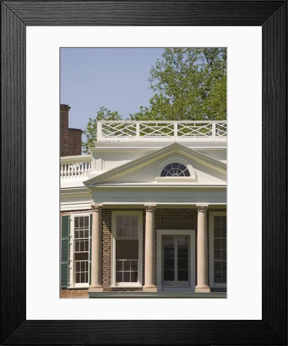 Framed Print : mcs0159. Thomas Jeffersons Poplar Forest, Virginia Framed Print : mcs0159. Thomas Jeffersons Poplar Forest, Virginia