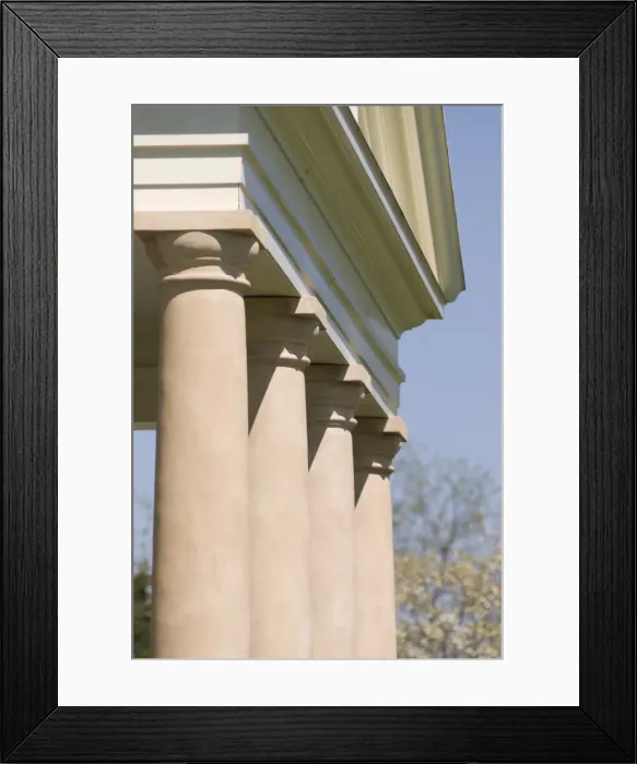 Framed Print : mcs0160. Thomas Jeffersons Poplar Forest, Virginia Framed Print : mcs0160. Thomas Jeffersons Poplar Forest, Virginia