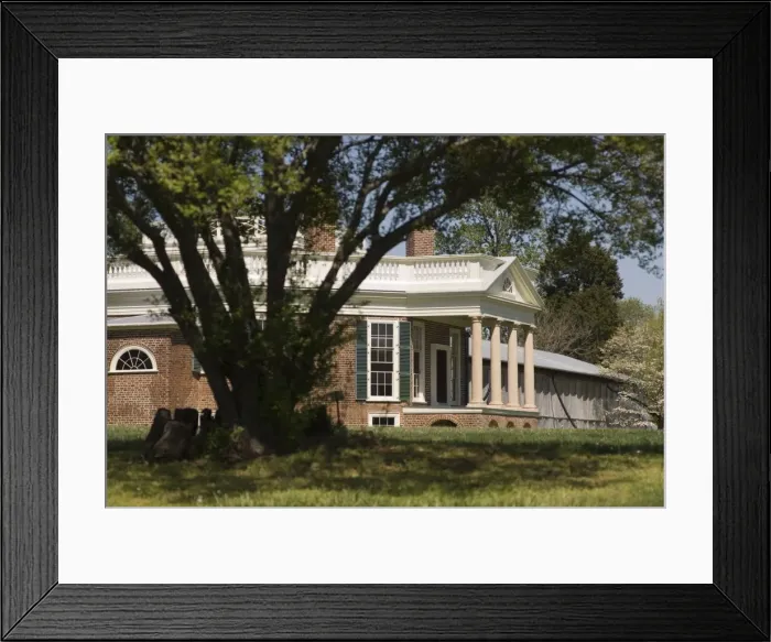 Framed Print : mcs0162. Thomas Jeffersons Poplar Forest, Virginia Framed Print : mcs0162. Thomas Jeffersons Poplar Forest, Virginia