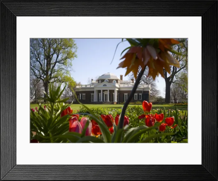 Framed Print : mcs0132. Thomas Jeffersons Monticello, UNESCO World Heritage Site Framed Print : mcs0132. Thomas Jeffersons Monticello, UNESCO World Heritage Site
