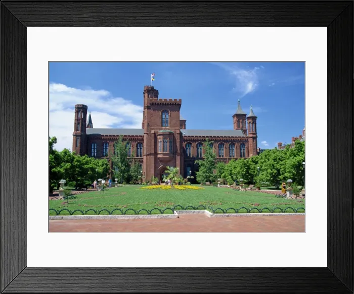 Framed Print : Smithsonian Institute building, Washington D Framed Print : Smithsonian Institute building, Washington D