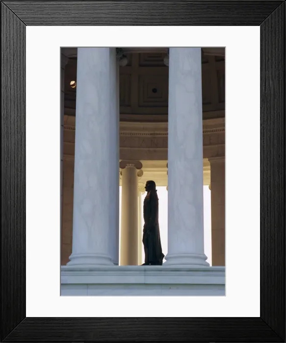 Framed Print : Interior, Jefferson Memorial, Washington D Framed Print : Interior, Jefferson Memorial, Washington D