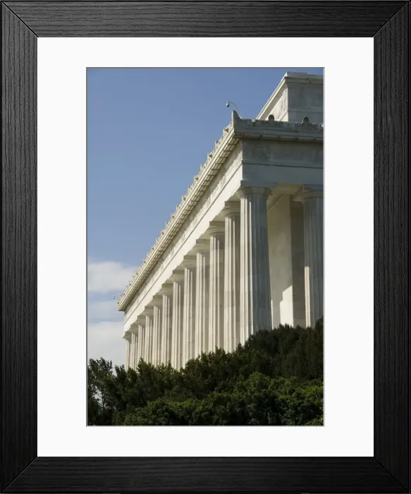 Framed Print : Lincoln Memorial, Washington D Framed Print : Lincoln Memorial, Washington D