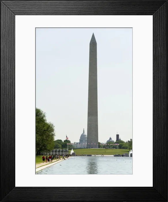 Framed Print : Washington Monument from the Lincoln Memorial, Washington D Framed Print : Washington Monument from the Lincoln Memorial, Washington D